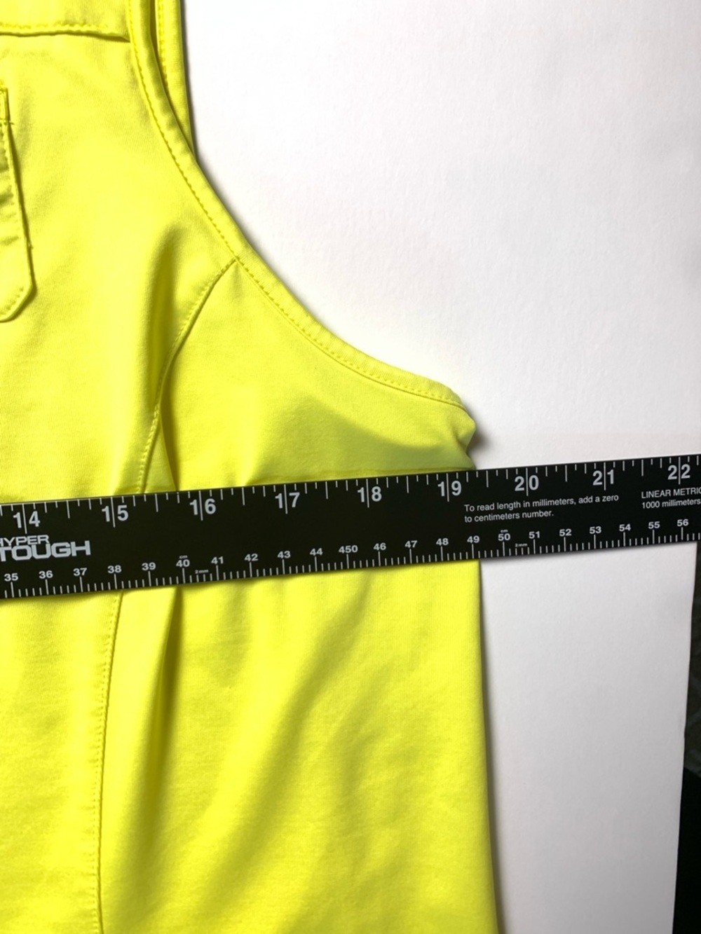 Jamie Sadock Womens M Golf Top Neon Yellow Sleeveless 1/4 Zip Stretch Pocket - Picture 11 of 12